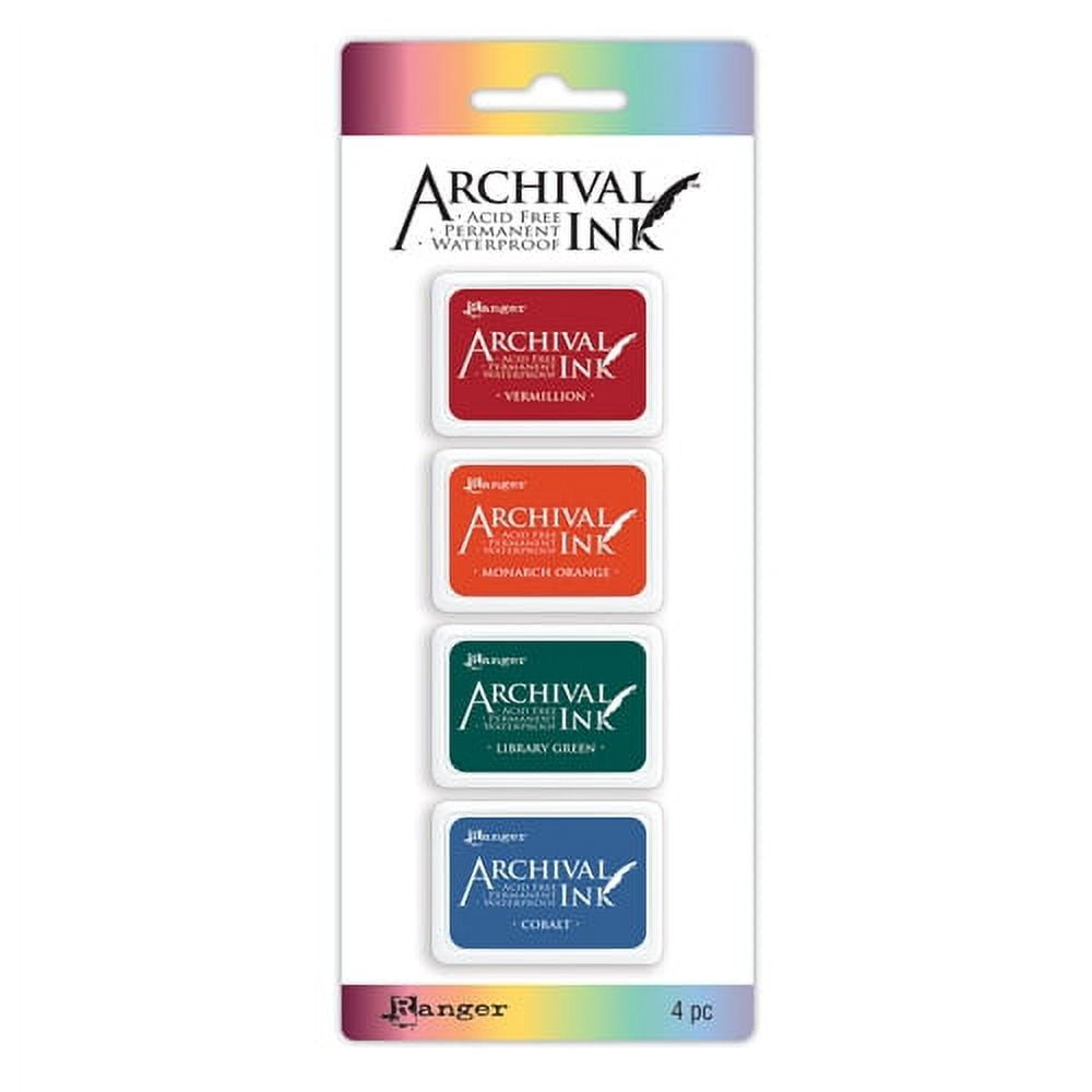 Ranger Archival Mini Ink Pads Kits 1-4 Bundle