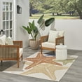 thumbnail image 3 of Nourison Aloha Indoor/Outdoor Ivory Multicolor 6' x 9' Area Rug (6x9), 3 of 10