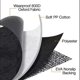 thumbnail image 2 of Funda impermeable para asiento de coche para perros, funda para asiento de perro con alas laterales, funda protectora para asiento trasero de mascota, negra, hamaca convertible, 2 of 5