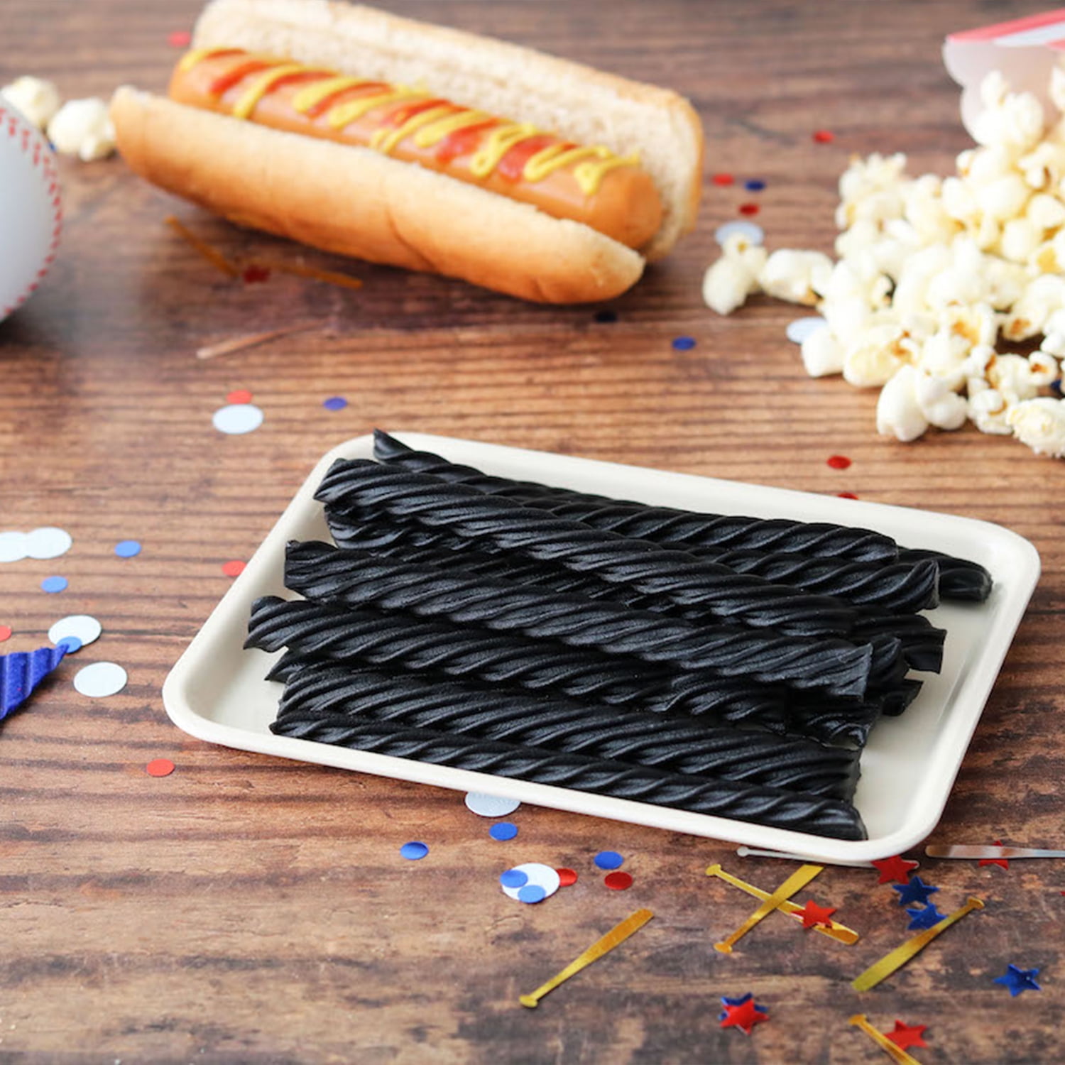 Red Vines Twists Black Licorice Candy, 14oz