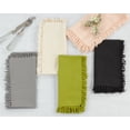 thumbnail image 4 of Saro Lifestyle Fringed Design Table Napkin (Set of 4), 4 of 5
