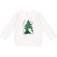 thumbnail image 2 of Inktastic Kawaii Cats Christmas Tree Toddler Sweatshirt, 2 of 4