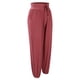 thumbnail image 3 of Pantalones deportivos de yoga con bolsillo de cintura alta, pantalones deportivos para correr de secado rápido para mujer, color rojo sandía, 3 of 8