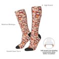 thumbnail image 5 of Picia Women Crew Soft Moisture-wicking Socks Maneki-Neko Cats Pattern Design Cotton Socks, One Size fit All, 5 of 9