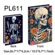 thumbnail image 1 of Caja de libros falsos del Día de los muertos mexicana, decoración de lujo, adornos para el hogar, decoración de mesa de centro de Altar, 1 of 5