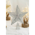 thumbnail image 3 of Glittered Christmas Star Treetop Topper for Christmas Tree Ornament(25cm), 3 of 6
