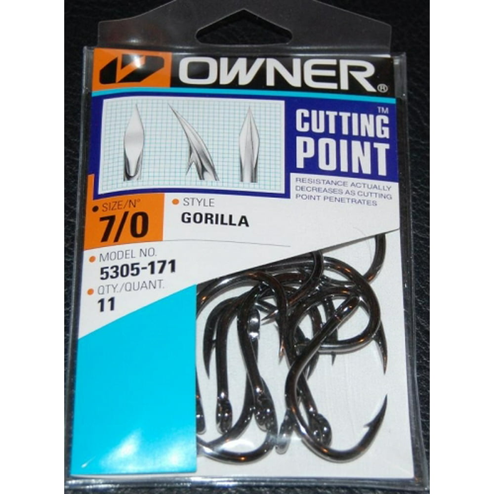 Owner Gorilla Hooks Size 7/0