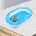 thumbnail image 4 of HOOWIFFY Plastic Turtle Tank Turtle Breeding Tank Triple Layer Blue 1Set, 4 of 8