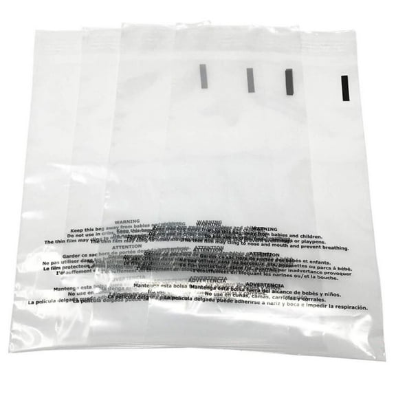 100 Pack 14x20 Resealable Suffocation Warning Bags 1.5mil – Sold and distributed by Shipping Depot
