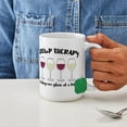 thumbnail image 4 of CafePress - Group Therapy - 15 oz Ceramic Large White Novelty Mug, 4 of 6