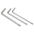 thumbnail image 2 of Dual Purpose Screwdriver, Reliable Gripping  3Pcs Steel Integrated Heat Treated L Type Screwdriver  For Industrial Use, 2 of 8