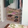 thumbnail image 2 of Household Essentials Cedar Shoe Rack, 2 of 4