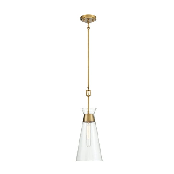 Lakewood Pendant in Warm Brass