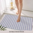 thumbnail image 3 of Purple Door Mat&nbsp;Indoor Outdoor Entrance, Non Slip Rug for Kitchen Bathroom Entryway Rug, Grid Checkered Plaid Gingham Lattice Trellis Washable Doormat Floor Mat for Office Home Decor 24x36 Inch, 3 of 8