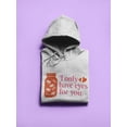 thumbnail image 3 of I Only Have Eyes For You Hoodie Women -Smartprints Designs, Female XX-Large, 3 of 4