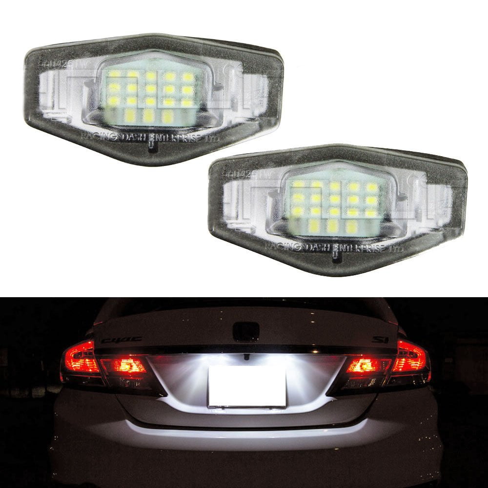 2018 honda accord license plate light