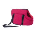 thumbnail image 3 of Sac de Transport pour Animaux de Compagnie, Sac de Voyage pour Chien Chat, Sac à Main pour Chien Chat, Sac à Bandoulière pour Animaux, Siège Auto Respirant pour Chien Randonnée Rouge 45x22x20cm, 3 of 9