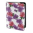 thumbnail image 2 of Pofeuu Peonies Print Travel Document Organizer Passport Holder Men Women for Family (6.5 in x 4.5 in),Wallet Holder Credit Card Clutch Bag Case, 2 of 5