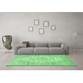 thumbnail image 3 of Ahgly Company Indoor Rectangle Medallion Emerald Green Traditional Area Rugs, 5' x 8', 3 of 4