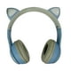 thumbnail image 1 of Bearachild Auriculares Auriculares inalámbricos con orejas de dibujos animados Auriculares para juegos de computadora Auriculares con sonido estéreo Cables de audio/vídeo No.05, 1 of 6