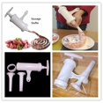 thumbnail image 4 of Machine à Saucisses Manuelle, Remplisseur de Saucisses, Machine à Salami et Entonnoir, Outils pour Tarte à Main, 4 of 5