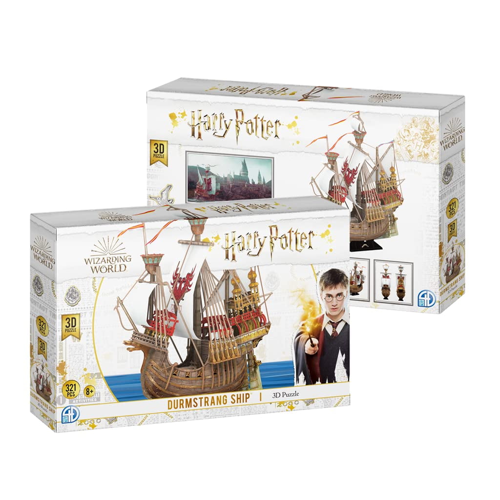 4D Cityscape Harry Potter 3D Paper Puzzles (The Durmstrang Ship Paper  Puzzle)