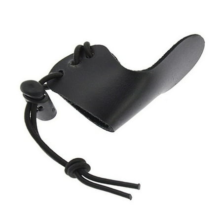 

DALX Neries Hunting Fingertip Guard Leather Glove with Elastic Drawing Rope Abrasion-resistant