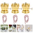 thumbnail image 4 of KAKOWELY Golden Iron Bracket for Home with Safe Durable Material Simple Design 3Pcs,1.77"X1.38"X1.38", 4 of 5