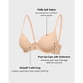 thumbnail image 3 of Women's Push Up Bra Front Closure Bras Tshirt Demi Plunge Underwire Bra Inbarely Plus Collection, 3 of 6