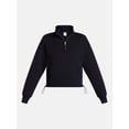 thumbnail image 5 of Athletic Works Women's Quarter Zip Fleece Sweatshirt, Sizes XS-XXXL, 5 of 5