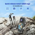 thumbnail image 4 of Dark Grey Metal Sport Camera Quick Release Protective Frame Cage, Insta360 Ace/Ace Pro, Action Camera Mounting Frame, 4 of 8