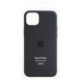 thumbnail image 3 of Apple iPhone 15 Plus Silicone Case with MagSafe - Black, 3 of 8