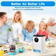 thumbnail image 7 of Fibevon Dehumidifier for Basement, 48oz Quiet Dehumidifier for Home with Auto Shut off, Timer, Sleep Mode, Defrost, 7 Color Light Portable Small Dehumidifier for Bathroom, Basement, Closet, RV, 7 of 7