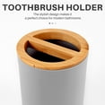 thumbnail image 6 of Bathroom Accessories Set Soap Dispenser Bottle Dish Washroom Toothbrush Holder Cup Suit Gray, 6 of 6