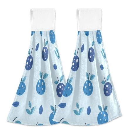 

2 Bathroom Towels Kitchen Towels 18.2x14In Velcro Hand Wipes Dish Cloths & Dish Towels Washroom Towels Face Towel Hand Wipes Cute Cartoon Blueberries