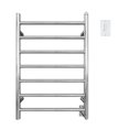 thumbnail image 1 of Ancona Comfort 7 7-Bar Wall Mount Hardwired Towel Warmer with Countdown Timer, Chrome, 1 of 5