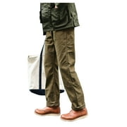 Saucezhan OG107 Fatigue Pants for U.S. Army Vietnam War Mens Baker Pants Satin Cotton Regular Fit
