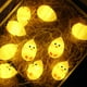 thumbnail image 5 of Decoraciones de Pascua, adornos de Pascua, decoración del día de Pascua, luces LED de ambiente de pollito, cadena de luces pequeñas, cruces de animales al aire libre, modelado de pollos rotos, luces d, 5 of 9