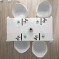thumbnail image 3 of Ambesonne Poppy Flower Place Mats Set of 4, Pastel Florets, Standard Size, Dried Rose Pale Blue, 3 of 4