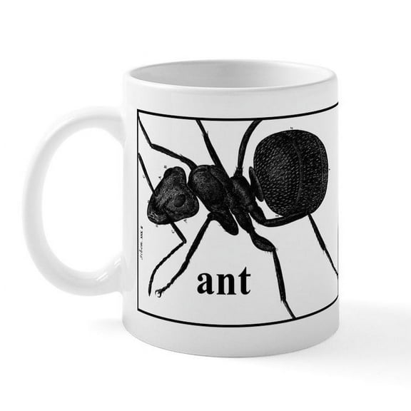 CafePress - Ant Mug - 11 oz Ceramic Mug - Novelty Coffee Tea Cup