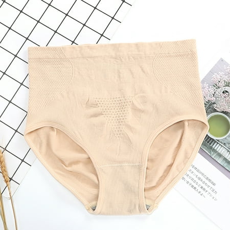 

Pxiakgy intimates for women Women s New Highwaist Briefs Postpartum Bellyup Panties Beige + L