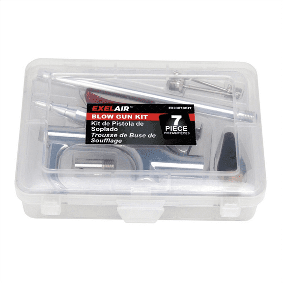 Milton Industries 7 Piece Blow Gun Kit