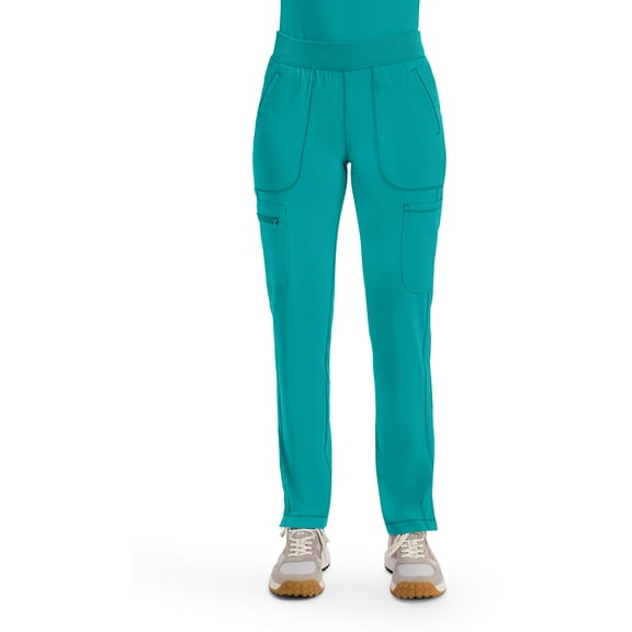 Cherokee Infinity Women's Scrubs Pant Mid Rise Tapered Leg Pull-On CK065A