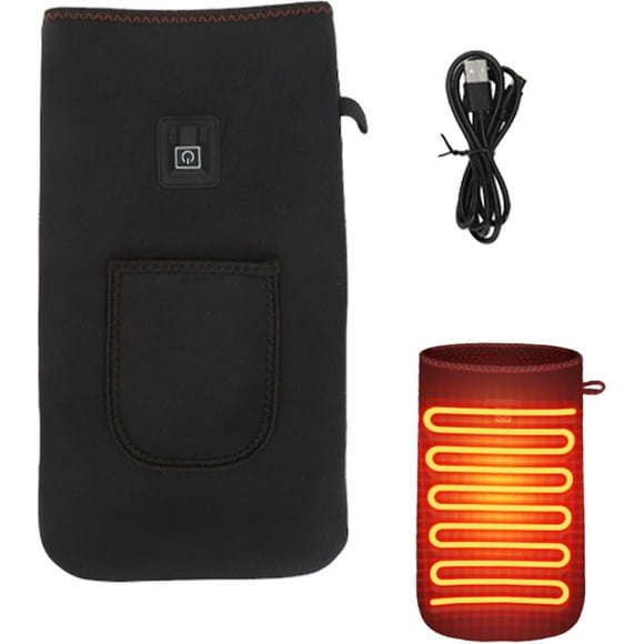 ZOUSSIQI Premium Heated Mitts, Electric Heating Bag,Smart Electric Hands Heated Gloves, 3 Levels Temperature Control, Carbon Fiber, Mesh Pocket Design, Hand Arthritis Relief, Moisturizing CA919-26430