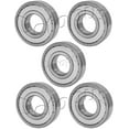 thumbnail image 1 of KOB 5PC R4 ZZ ABEC3 Metal Shielded Deep Groove Ball Bearing 6.35 x 15.875 x 4.97 mm, 1 of 1