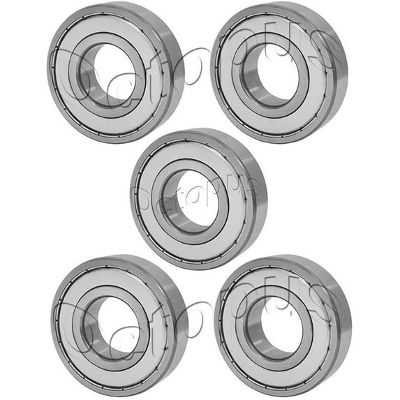KOB 5PC R4 ZZ ABEC3 Metal Shielded Deep Groove Ball Bearing 6.35 x 15.875 x 4.97 mm