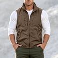 thumbnail image 2 of Mens Vests Lightweight Breathable Utility Zip Up Vest with Multi Pockets Casual Outerwear Windproof Softshell Sleeveless Jacket, 2 of 8