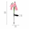 thumbnail image 3 of StlyGar Solar Flower Lights Outdoor Garden Decorations | Ballerina Skirt Solar Garden Lights | Durable | Outdoor Garden Decor for Yard, Pathway, Flowerbed, Planter, Balcony Gifts for Women C, 3 of 5