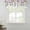 White, variant on Wild Flowers Tie Up Valance Curtains for Windows, Kitchen Curtains Window Treatments, Farmhouse Country Floral Leaf Plant Short Window Shades Valances for Bedroom Bathroom Cafe 54"x18"