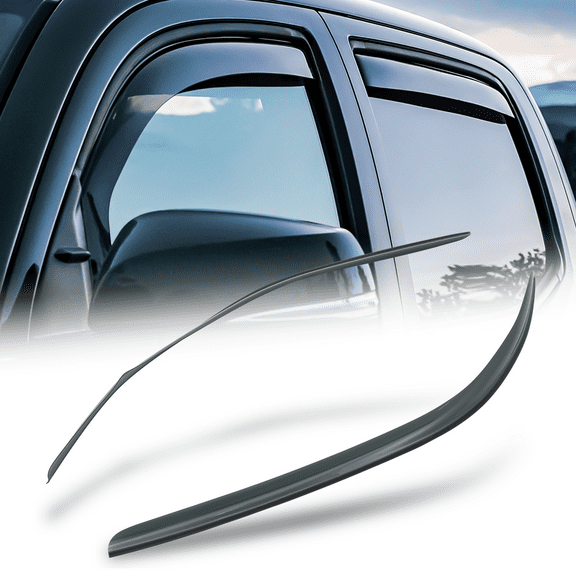 Magshion 2 Piece Window Visor Shade Vent Wind Rain Deflector for 10-15 Chevy Camaro Coupe